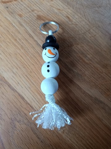 Sleutelhanger sneeuwpop