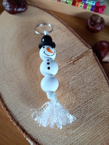 Sleutelhanger sneeuwpop