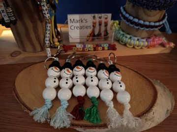 Sleutelhanger sneeuwpop