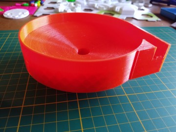 Trechter transparant oranje