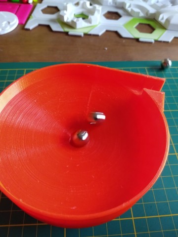 Trechter transparant oranje